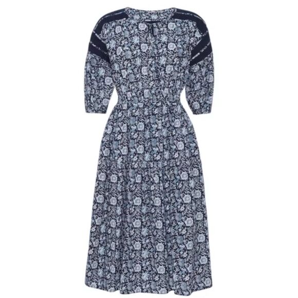 St Roche Floral Print Midi Dress(Size O) - Picture 2 of 9